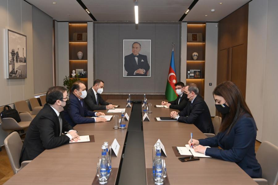 Ceyhun Bayramov Türk Dövlətləri Təşkilatının Baş katibi ilə görüşüb