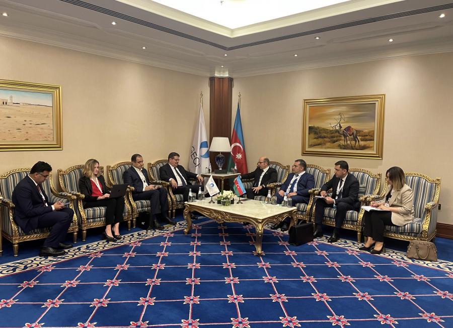 Energetika naziri Pərviz Şahbazov Qətərdə bir sıra görüşlər keçirib