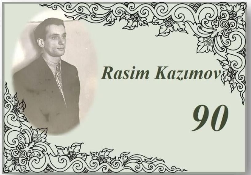  “Rasim Kazımov – 90” adlı virtual sərgi onlayn rejimdə istifadəçilərə təqdim olunub