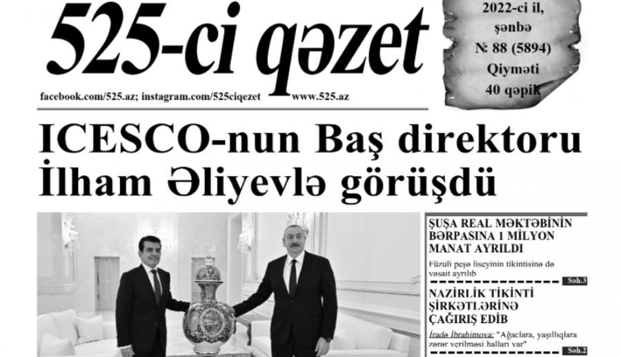 "525-ci qəzet"in 21 may sayında nələr var? -  Anons