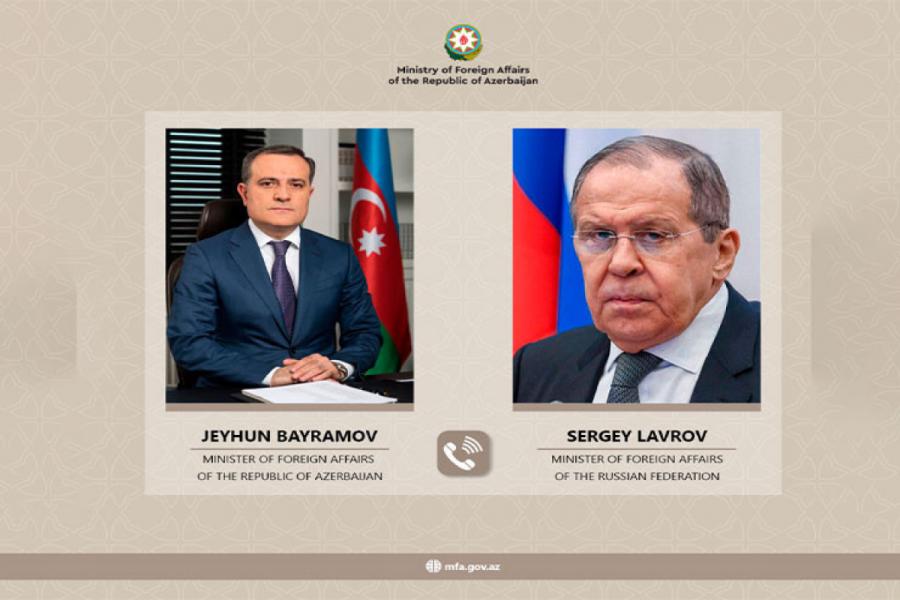 Ceyhun Bayramov və Lavrov Ermənistanla sərhədin delimitasiyasını müzakirə edib