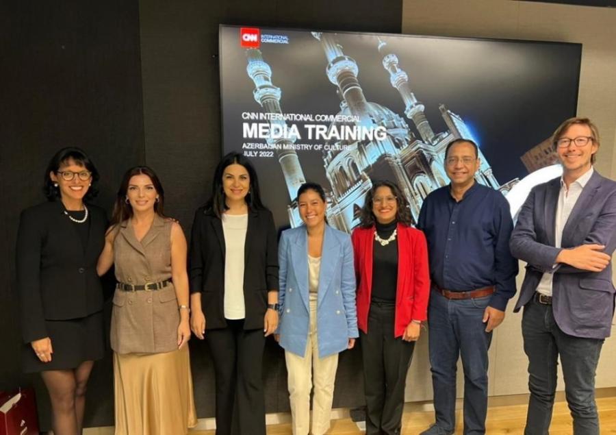 Mədəniyyət Nazirliyinin əməkdaşları Londonda "CNN"in qonağı olublar