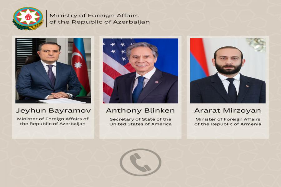 Ceyhun Bayramov, Blinken və Mirzoyan arasında telefon danışığı olub