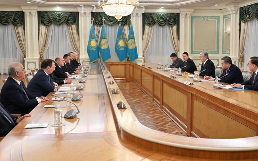 Azərbaycanın Baş naziri Qazaxıstan Prezidenti ilə görüşüb