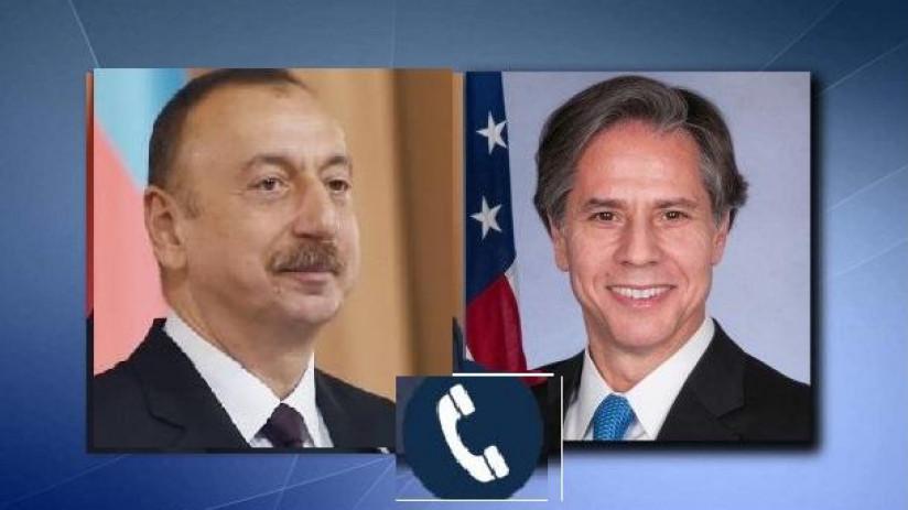 ABŞ dövlət katibi Prezident İlham Əliyevə zəng edib
