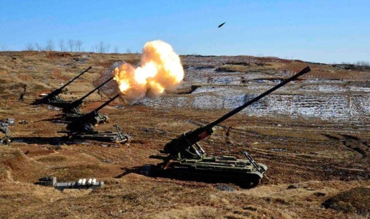 Koreya Respublikası sərhədinə 130 artilleriya mərmisi atılıb