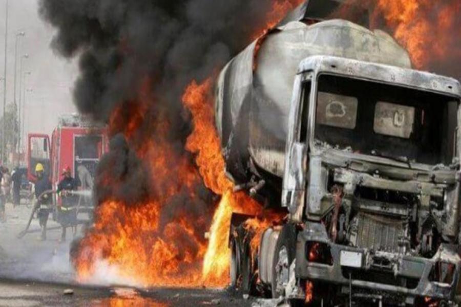 Qaradağda yanacaqdaşıyan avtomobil yanıb, 1 nəfər ölüb - YENİLƏNİB