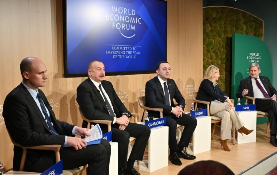 Azərbaycanın enerji təhlükəsizliyindəki rolu Davos Forumunda 