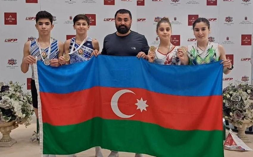 Azərbaycan gimnastları Latviyada 4 medal qazanıb