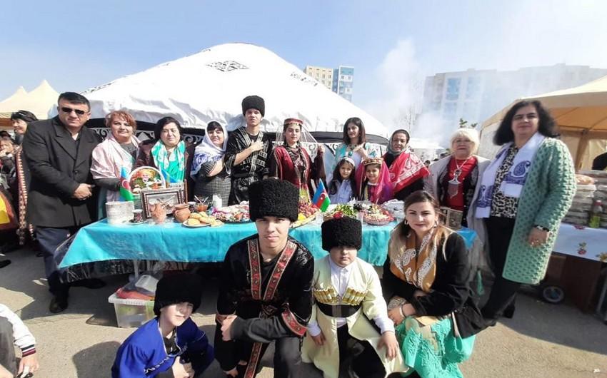 Azərbaycan diasporu Qazaxıstanda keçirilən festivallarda təmsil olunub