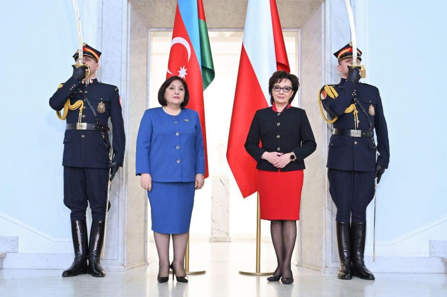 Sahibə Qafarova Polşa Seyminin sədri ilə görüşüb