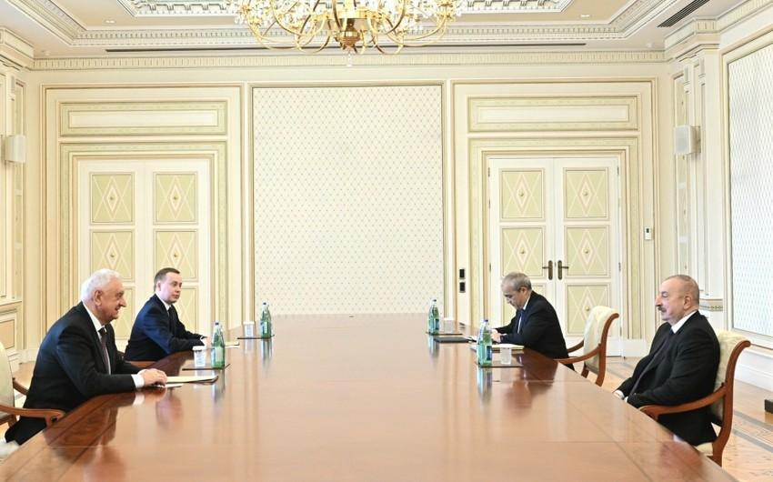 Prezident Avrasiya İqtisadi Komissiyası Kollegiyasının sədrini qəbul edib