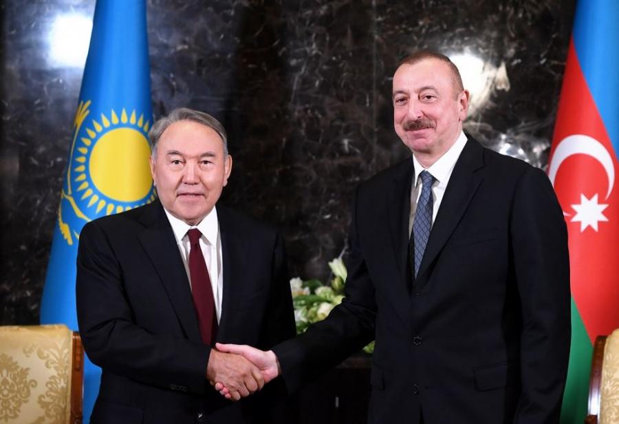 Nursultan Nazarbayev Prezident İlham Əliyevə təbrik məktubu ünvanlayıb