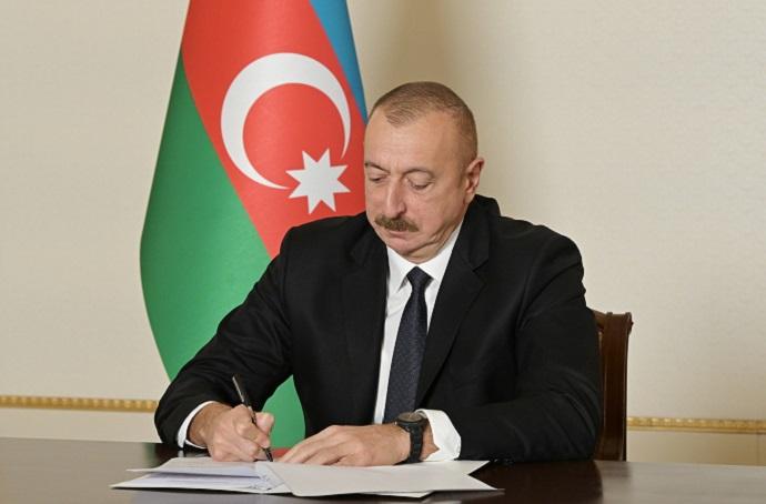 Prezident Azərbaycan və İsrail arasında imzalanan sazişi təsdiqləyib