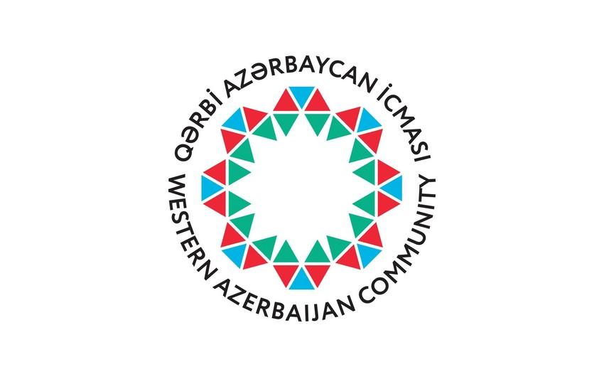 Qərbi Azərbaycan İcması ABŞ senatorlarına cavab verib: "Zavallı duruma acıyırıq"