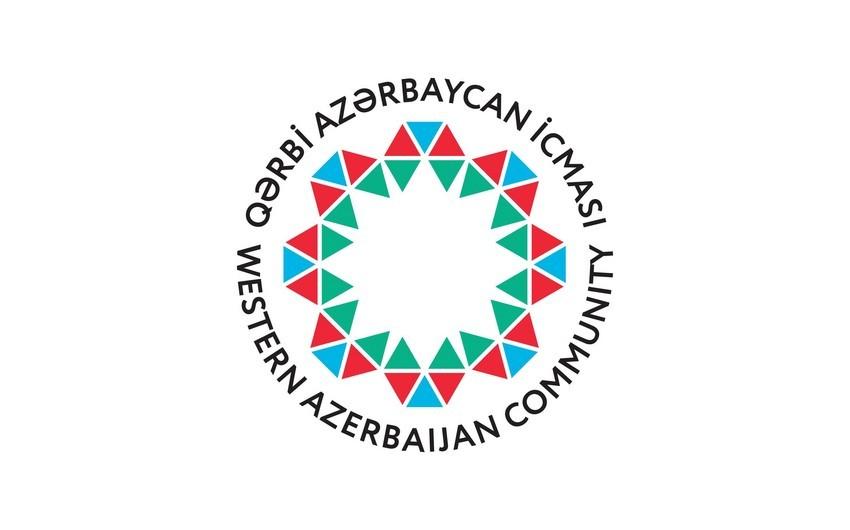 Qərbi Azərbaycan İcması Fransa XİN-in açıqlamasını qətiyyətlə pisləyib