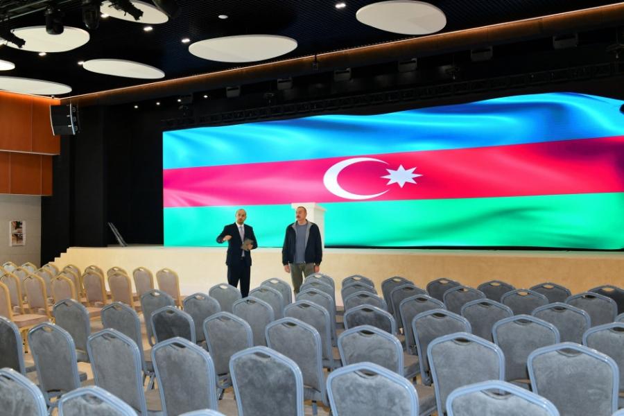 Prezident Zəngilan Konqres Mərkəzi Kompleksinin açılışını edib -  YENİLƏNİB