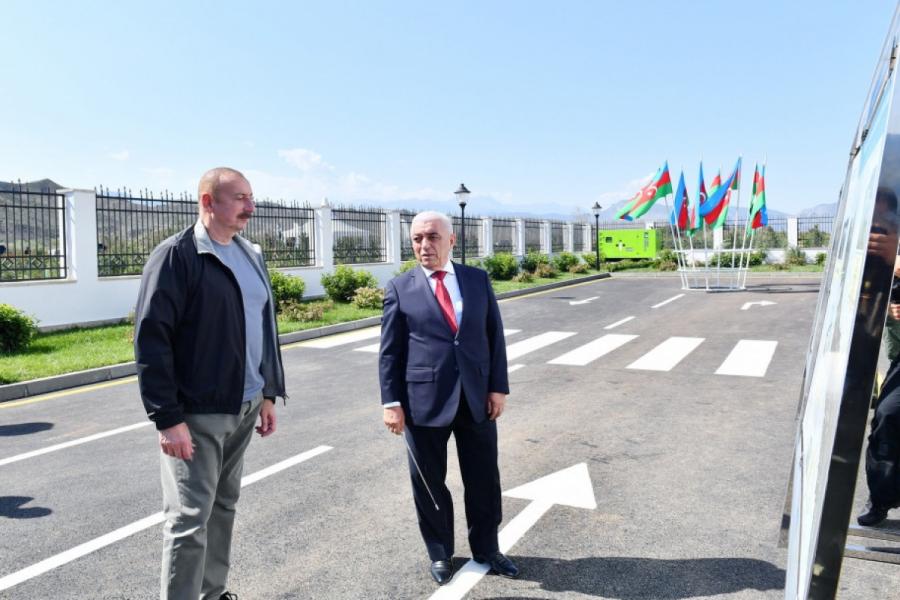 İlham Əliyev “Cahangirbəyli” Su Elektrik Stansiyasının açılışında iştirak edib -  YENİLƏNİB
