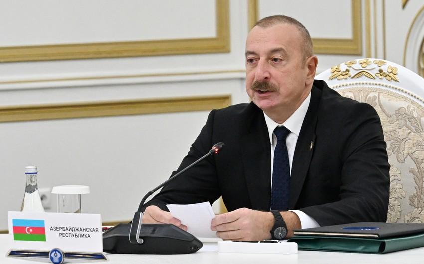 İlham Əliyev: “Keçən il Azərbaycanla MDB ölkələri arasında əmtəə dövriyyəsinin həcmi 30 faiz artıb"