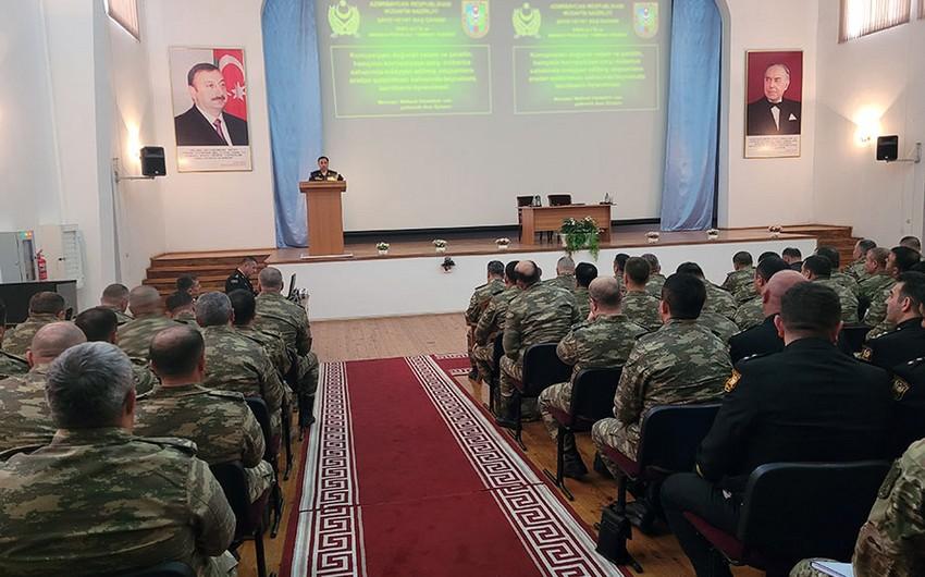 Azərbaycan Ordusunda korrupsiyaya qarşı mübarizəyə dair seminar keçirilib