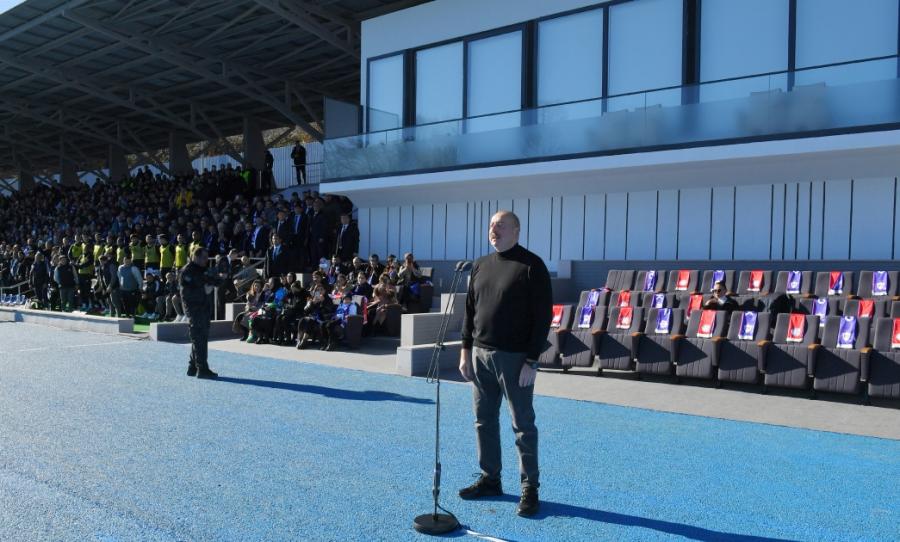Prezident Xankəndi stadionunda çıxış edib - YENİLƏNİB-6