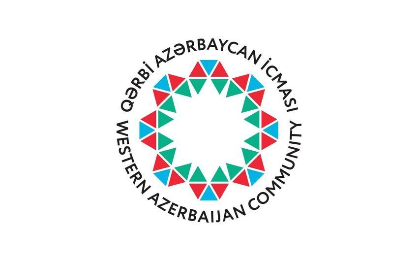 Qərbi Azərbaycan İcmasından Paşinyana cavab: "Yalan danışıb, böhtan atıb"