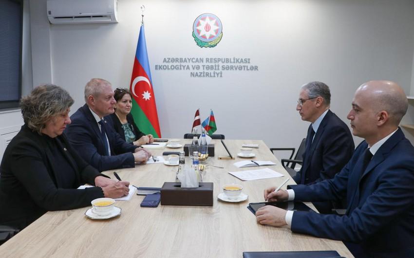 Muxtar Babayev Latviyanın Azərbaycandakı səfiri ilə görüşüb