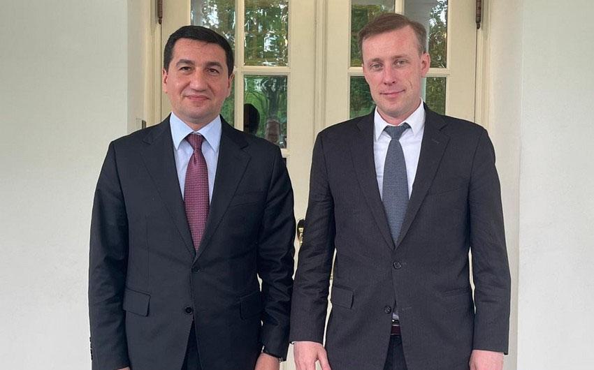 Hikmət Hacıyev Baydenin müşaviri ilə Ermənistan-Azərbaycan normallaşma prosesini müzakirə edib