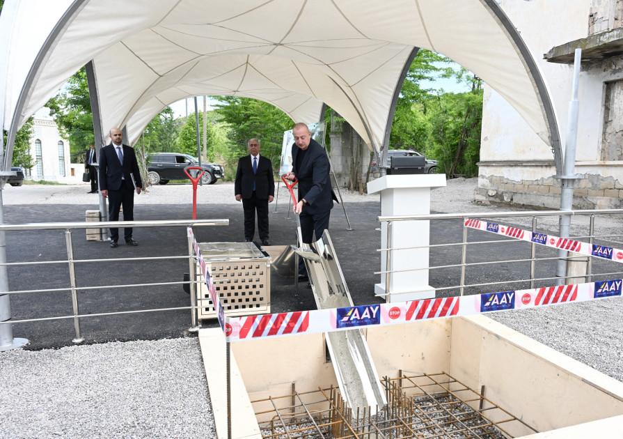 Zəngilan şəhərinin daxili yol-kommunikasiya şəbəkəsinin təməli qoyulub -  YENİLƏNİB