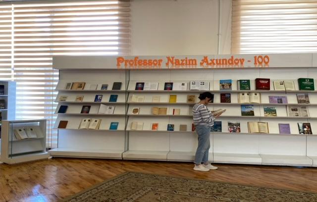 Milli Kitabxanada “Professor Nazim Axundоv -100” adlı kitab sərgisi açılıb
