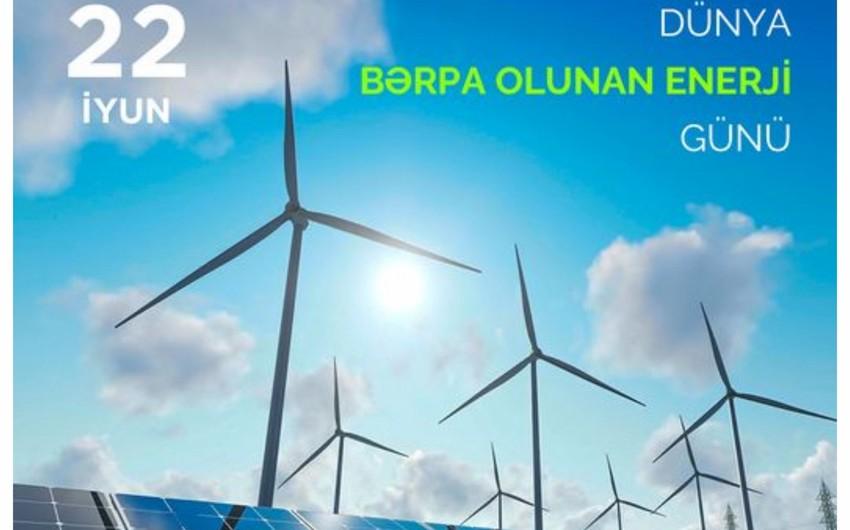 Azərbaycanda elektrik enerjisi istehsalında “yaşıl enerji”nin payı 14 faizə yüksəlib