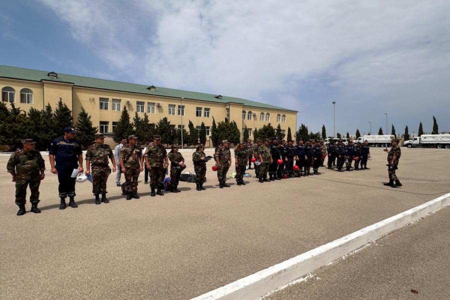 FHN-in Beynəlxalq Axtarış-xilasetmə Dəstəsi daha bir taktiki-xüsusi təlim keçirib