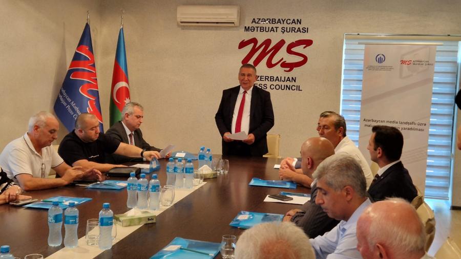 Mətbuat Şurasının yeni layihəsi üzrə ilk toplantı keçirilib - VİDEO
