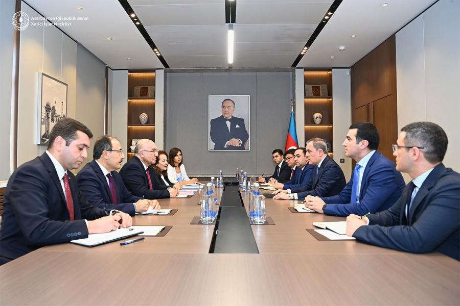 Ceyhun Bayramov Türkiyə XİN-in Şərqi Avropa və Cənubi Qafqaz Baş İdarəsinin rəisini qəbul edib