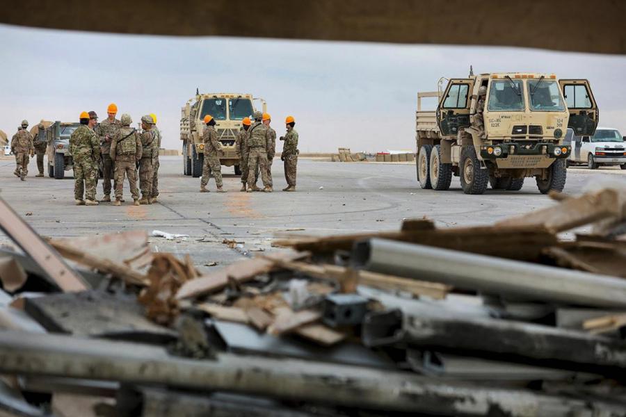 ABŞ-nin İraqdakı bazası bombalanıb - minimum 5 nəfər yaralanıb