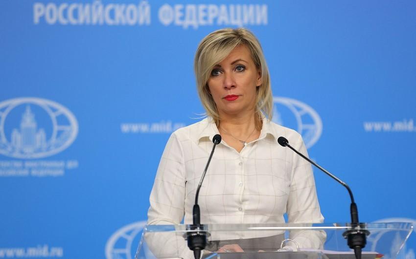 Zaxarova Kursk vilayətinə hücumu terror aktı adlandırdı