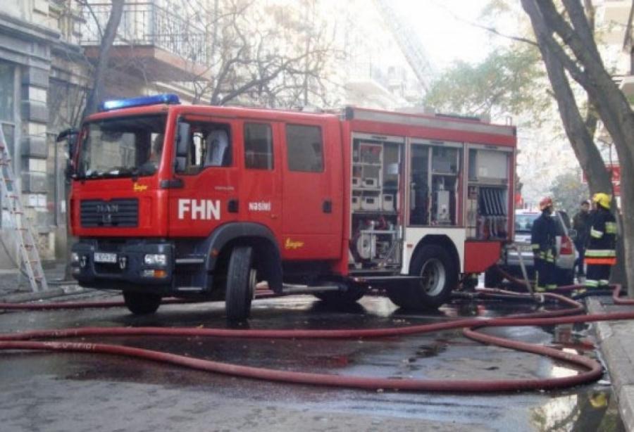 Binəqədi rayonunda yaşayış binasında yanğın söndürülüb - YENİLƏNİB-1