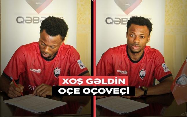 "Qəbələ" nigeriyalı futbolçu transfer etdi