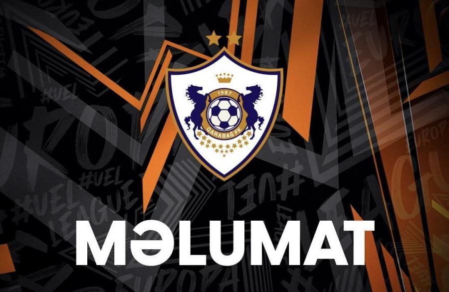 “Qarabağ” açıqlama yaydı