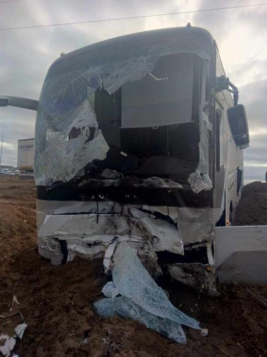 Rusiyada 2 sərnişin avtobusu toqquşdu - ölənlər var