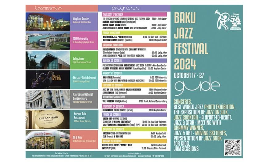 "Baku Jazz 2024" festivalı başlayır