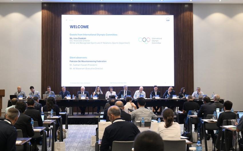 Azərbaycanda Beynəlxalq Xizək Alpinizmi Federasiyasının Plenar Assambleyası keçirilib
