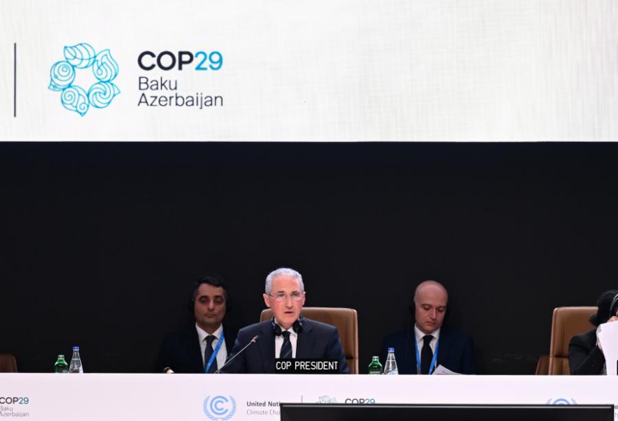 COP29-un yüksək təşkilinə görə Azərbaycana rəsmi təşəkkür qətnamə layihəsi qəbul olunub