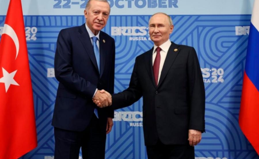 Ərdoğan Putinlə Suriyadakı vəziyyəti müzakirə edib