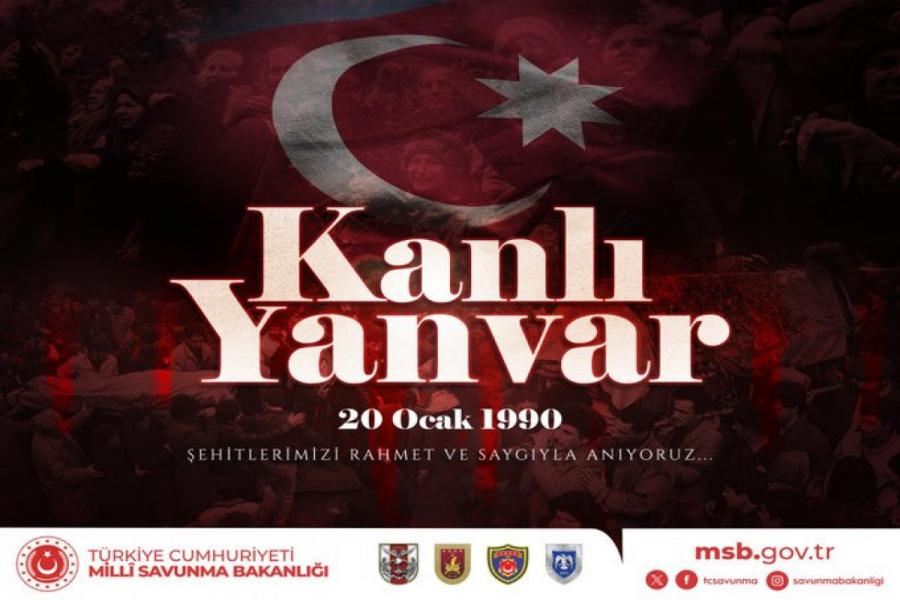 Türkiyə MN 20 Yanvar faciəsinin ildönümü ilə bağlı paylaşım edib