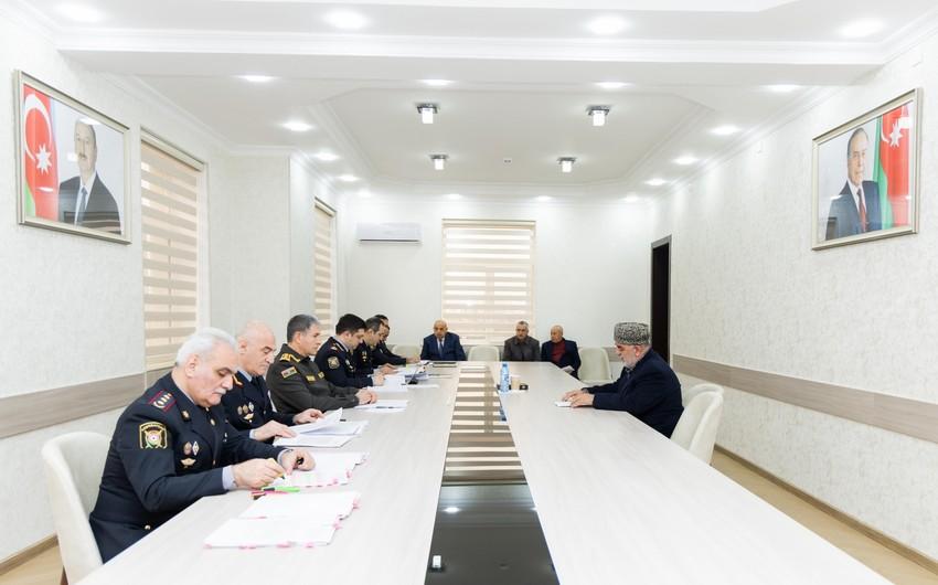 Vilayət Eyvazov Qusarda vətəndaş qəbulu və sıra baxışı keçirib
