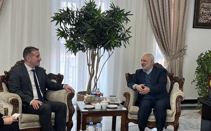 Azərbaycan səfiri İran XİN-də ikitərəfli əlaqələri müzakirə edib