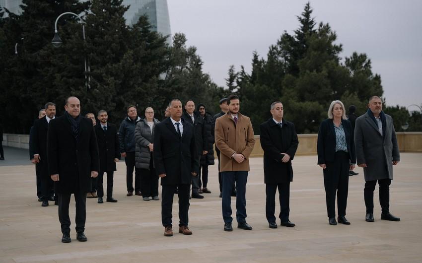İsrail Müdafiə Ordusunun Milli Təhlükəsizlik Kollecinin nümayəndələri Bakıda səfərdədir
