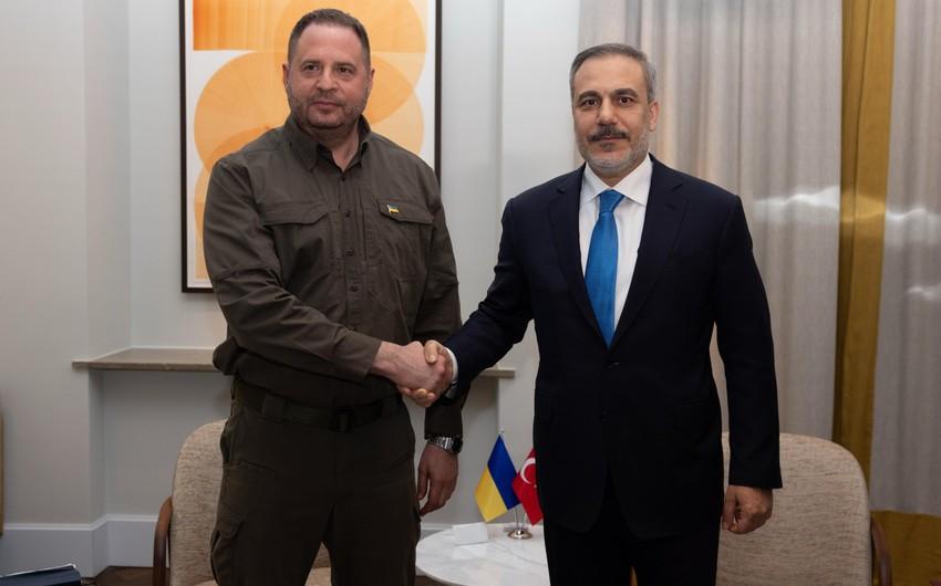 Fidan Yermak və Umerovla görüşüb