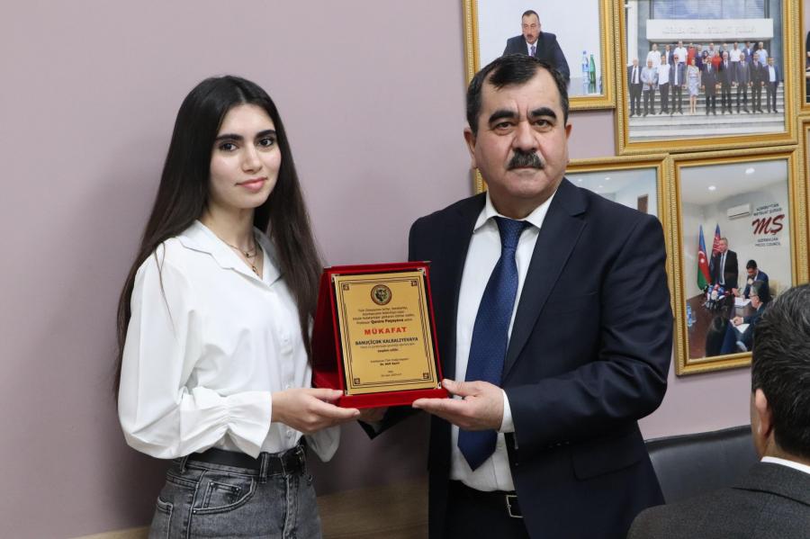 Jurnalistika fakültəsində Qənirə Paşayeva işığı - FOTOLAR